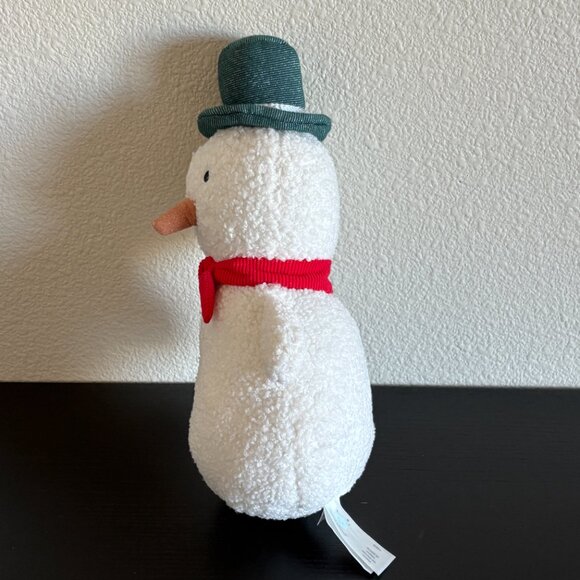 Cloud Island Snowman Plush 11 Inch Red Scarf Green Hat Curly Stuffed Target 2024 - Picture 4 of 16